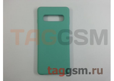 Задняя накладка для Samsung G973FD Galaxy S10 (силикон, синее море), ориг