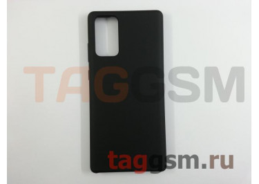 Задняя накладка для Samsung N980 Galaxy Note 20 (силикон, черная) ориг
