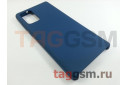 Задняя накладка для Samsung N980 Galaxy Note 20 (силикон, синяя) ориг