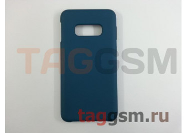 Задняя накладка для Samsung G970 Galaxy S10e (силикон, синий космос), ориг