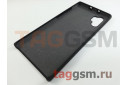Задняя накладка для Samsung N976F Galaxy Note 10 Plus (силикон, черная) ориг