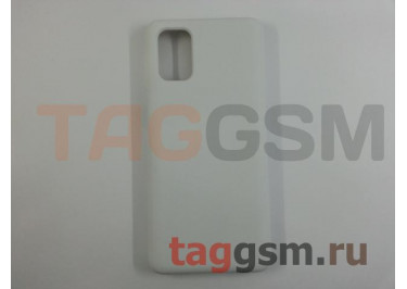 Задняя накладка для Samsung M515F Galaxy M51 (силикон, белая), ориг