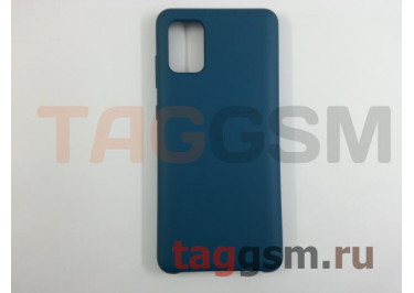 Задняя накладка для Samsung A31 / A315 Galaxy A31 (2020) (силикон, синий космос), ориг