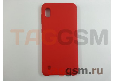 Задняя накладка для Samsung A10 / A105 Galaxy A10 (2019) / M105F Galaxy M10 (силикон, красная) ориг