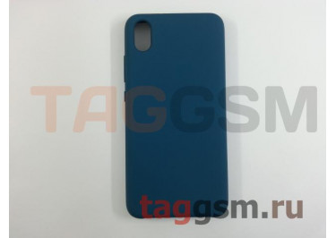 Задняя накладка для Xiaomi Redmi 7A (силикон, синий космос) ориг