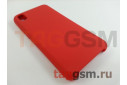 Задняя накладка для Xiaomi Redmi 7A (силикон, красная) ориг
