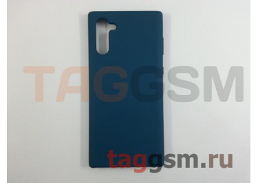 Задняя накладка для Samsung N970F Galaxy Note 10 (силикон, синий космос), ориг