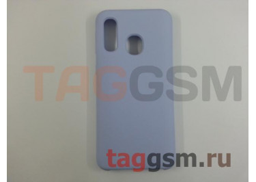 Задняя накладка для Samsung A40 / A405 Galaxy A40 (2019) (силикон, пурпурная), ориг