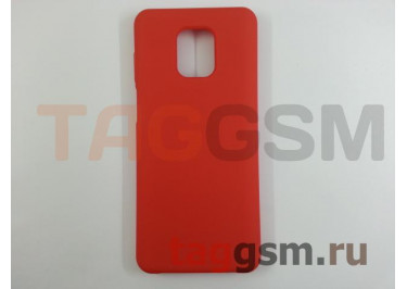 Задняя накладка для Xiaomi Redmi Note 9 Pro / Note 9 Pro Max / Note 9S (силикон, красная), ориг