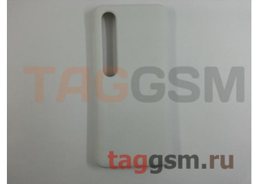 Задняя накладка для Xiaomi Mi 10 /  Mi 10 Pro (силикон, белая), ориг