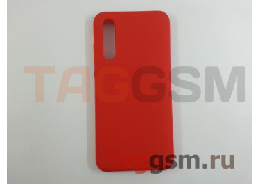 Задняя накладка для Xiaomi Mi 9 Lite / Mi CC9 (силикон, красная), ориг