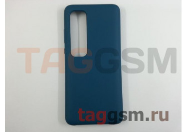 Задняя накладка для Xiaomi Mi 10 Ultra (силикон, синий космос), ориг