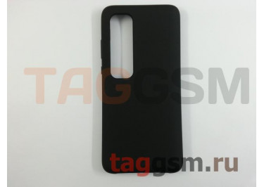 Задняя накладка для Xiaomi Mi 10 Ultra (силикон, черная), ориг