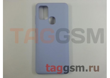 Задняя накладка для Samsung A21s / A217 Galaxy A21s (2020) (силикон, пурпурная), ориг