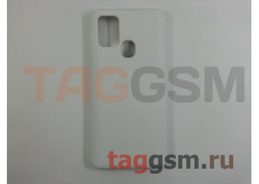Задняя накладка для Samsung A21s / A217 Galaxy A21s (2020) (силикон, белая), ориг
