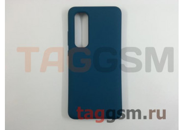 Задняя накладка для Xiaomi Mi Note 10 Lite (силикон, синий космос), ориг