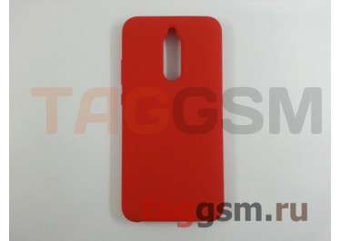 Задняя накладка для Xiaomi Redmi 8 (силикон, красная), ориг