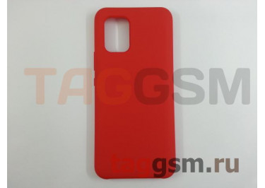 Задняя накладка для Xiaomi Mi 10 Lite (силикон, красная), ориг