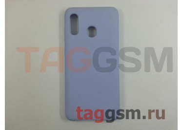 Задняя накладка для Samsung A20 / A205 Galaxy A20 / A30 / A305 Galaxy A30 (2019) (силикон, пурпурная), ориг