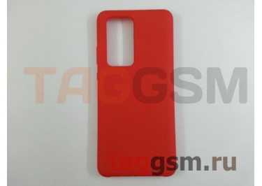 Задняя накладка для Huawei P40 Pro / P40 Pro Plus (силикон, красная), ориг