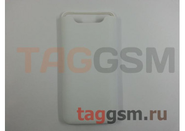 Задняя накладка для Samsung A80 / A90 / A805 / A908 Galaxy A80 / A90 (2019) (силикон, белая), ориг