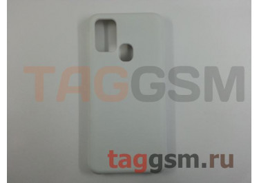 Задняя накладка для Samsung M31 / M315 Galaxy M31 (силикон, белая), ориг