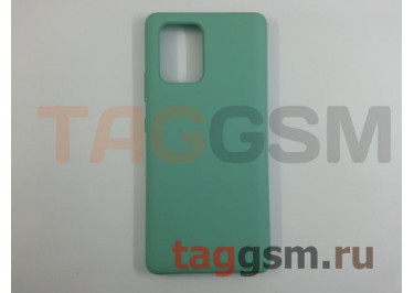 Задняя накладка для Samsung G770 Galaxy S10 Lite / A91 / M90s (силикон, синее море) ориг