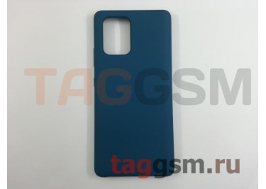 Задняя накладка для Samsung G770 Galaxy S10 Lite / A91 / M90s (силикон, синий космос) ориг