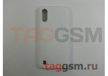 Задняя накладка для Samsung A01 / A015F / M01 / M015F Galaxy A01 / M01 (2019) (силикон, белая), ориг