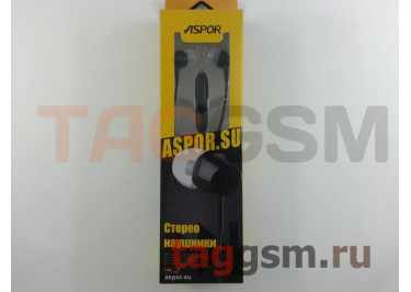 Наушники Aspor A201 (черный) + микрофон
