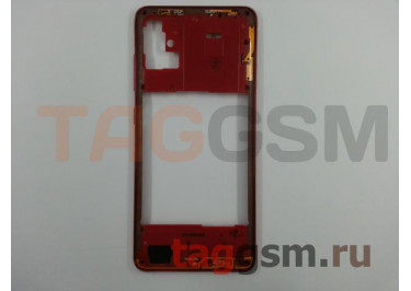 Средняя часть корпуса для Samsung SM-A515 Galaxy A51 (2019) (красный)
