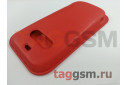 Кожаный чехол-конверт для iPhone 12 / 12 Pro (красный) MagSafe