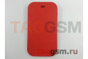 Кожаный чехол-конверт для iPhone 12 / 12 Pro (красный) MagSafe