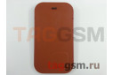 Кожаный чехол-конверт для iPhone 12 / 12 Pro (коричневый) MagSafe