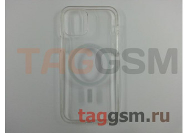 Задняя накладка для iPhone 12 / 12 Pro (прозрачная, с магнитом) MagSafe
