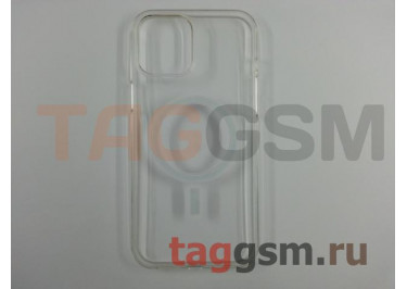 Задняя накладка для iPhone 12 Pro Max (прозрачная,с магнитом) MagSafe
