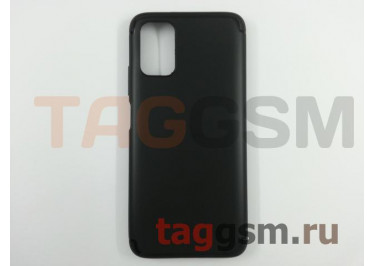 Задняя накладка для Xiaomi Poco M3 (силикон, черная) Baseus