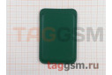 Кожаный чехол-бумажник для iPhone 12 / 12 Pro / 12 Pro Max / 12 Mini / 13 / 13Pro / 13Pro Max / 13Mini (сосновый лес) MagSafe