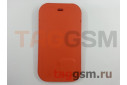 Кожаный чехол-конверт для iPhone 12 / 12 Pro (оранжевый) MagSafe