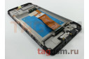 Дисплей для Samsung  SM-A025 Galaxy A02S (2020) + тачскрин + рамка (черный), ОРИГ100%
