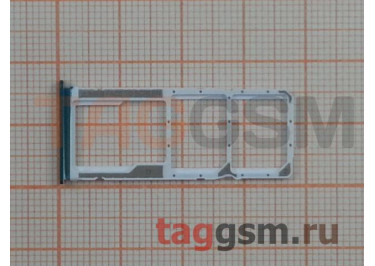 Держатель сим для Xiaomi Redmi Note 9 (Global) 4G (зеленый)