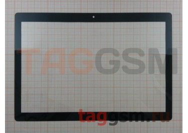 Стекло для Lenovo Tab M10 (TB-X605L) (161*237мм) (черный)