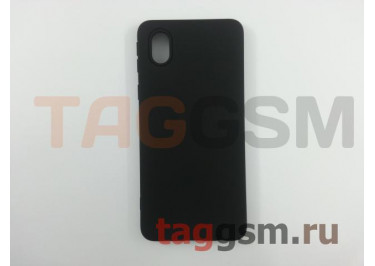 Задняя накладка для Samsung A01 Core / A013 Galaxy A01 Core (2020) (силикон, матовая, черная)
