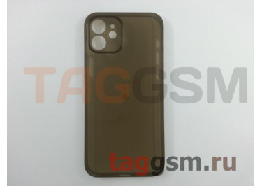 Задняя накладка для iPhone 12 (матовая, черная (Thin)) HOCO