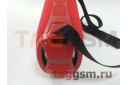Колонка портативная (Bluetooth+AUX+USB+MicroSD+TWS+TF+IPX6+FM+подсветка) (красная) Hopestar, H24PRO