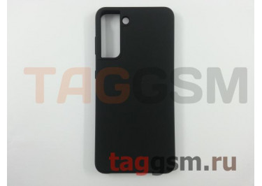 Задняя накладка для Samsung G991 Galaxy S21 (2021) (силикон, черная), ориг