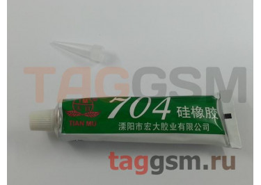 Клей герметик Tian Mu 704 от -60 до +250 С с дозатором (45г) (термостойкий, силиконовый) черный