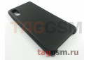 Задняя накладка для Samsung A02 / A022 Galaxy A02 (2021) (силикон, черная), ориг