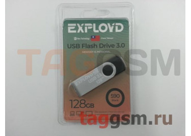 Флеш-накопитель 128Gb Exployd 590 Black USB 3.0