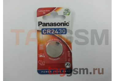 Спецэлемент CR2430-1BL (батарейка Li, 3V) Panasonic